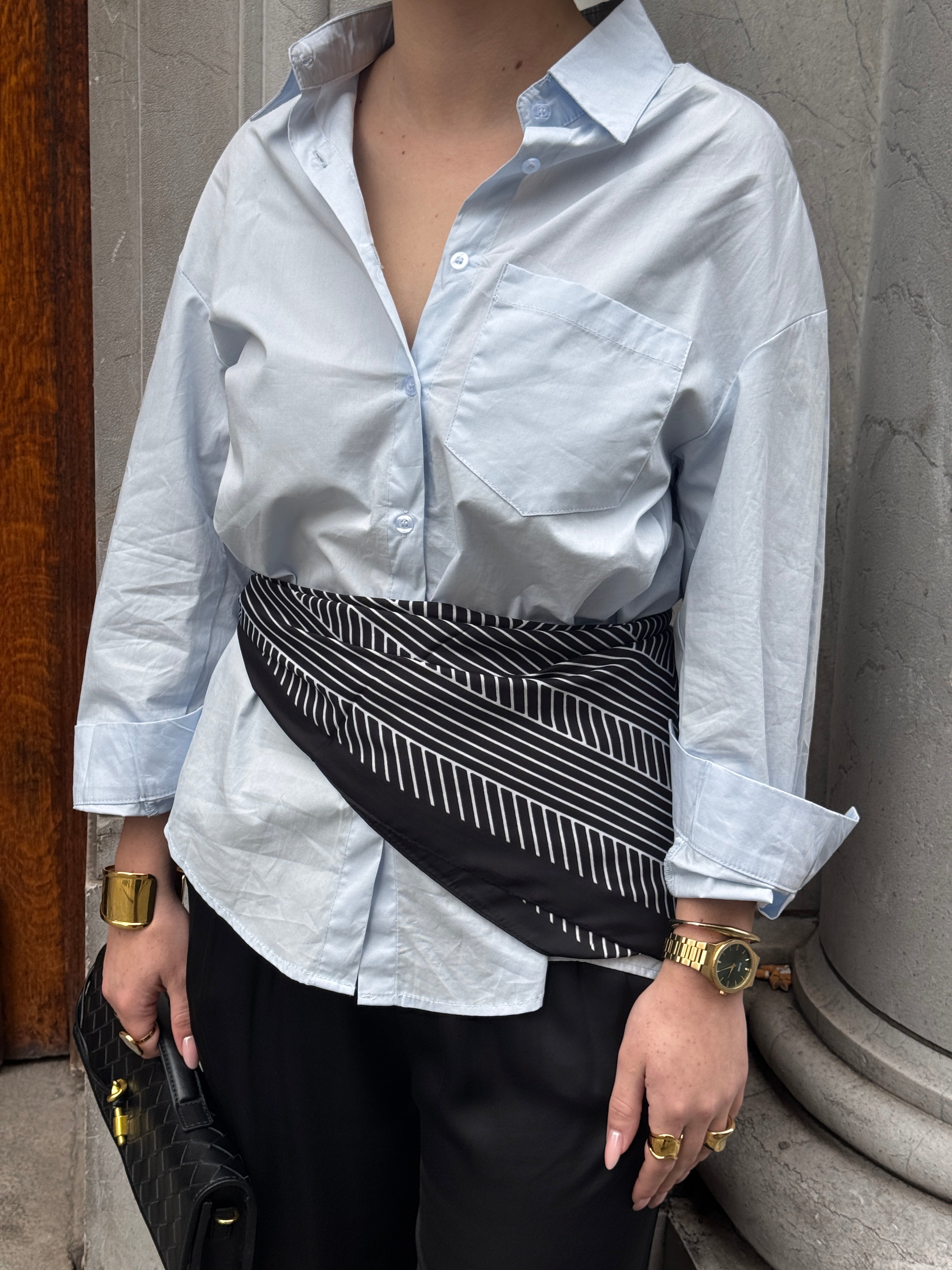Chemise bleue ciel