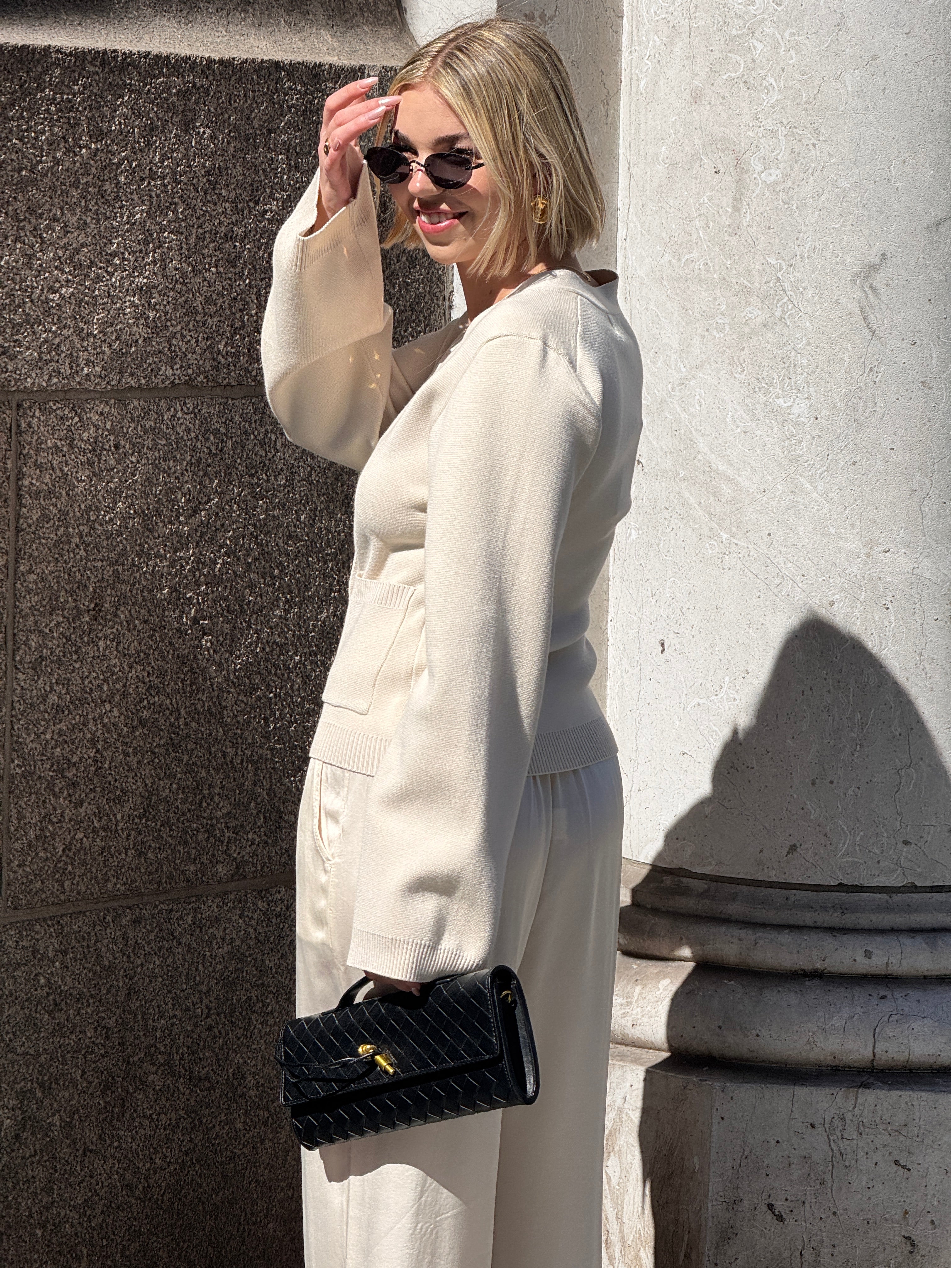 Cardigan écru